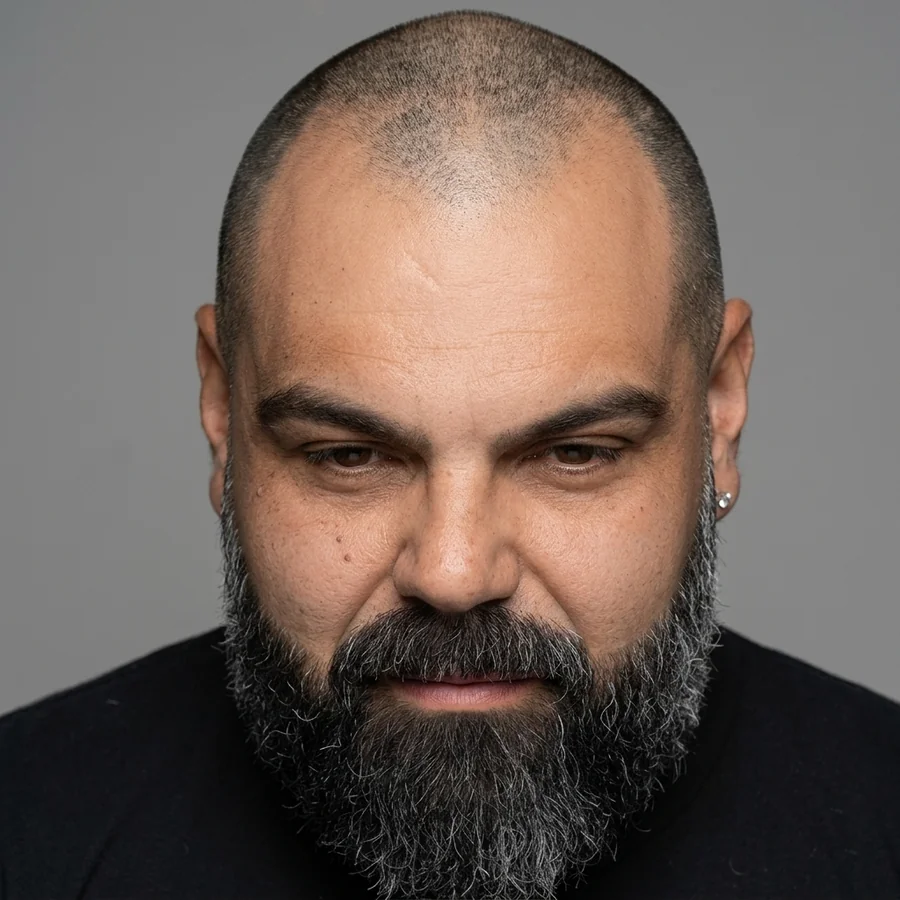 Receding Hairline transformation
